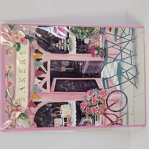 Birthday Card + Set of 5x (five) Hair Clips Bows Burgoyne KJS Industries - Picture 2 of 5